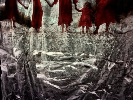 Lebendige Steine / Totes mehr; Version Juist anstatt Rügen. (Detail Projektion auf Kristallrasen ©Anna Gohmert) 2020