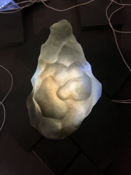 Bild des Glasobjkets auf das sich das3 D Objekt Modell bezieht.